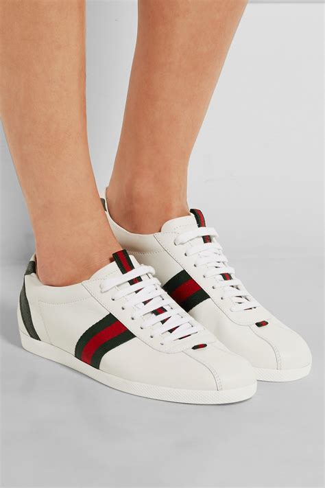 white gucci trainers men's|Gucci white trainers women.